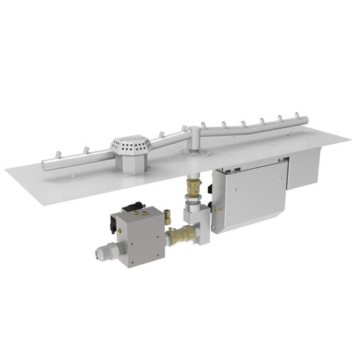 CSA Certified Linear Flat Fire Pit Inserts · Manufacturer view 1
