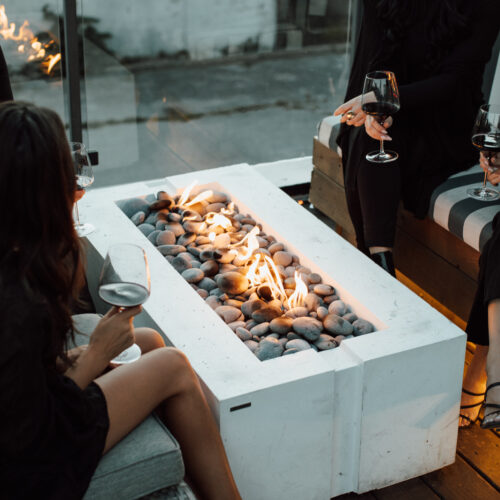 Avera Lightweight Concrete Fire Pits · Manufacturer view 1