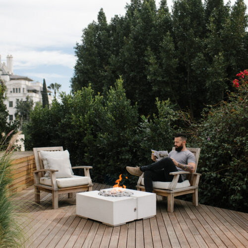 Bravo Lightweight Concrete Fire Pits · Manufacturer view 1