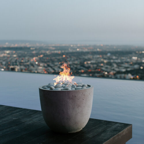 Element Lightweight Concrete Fire Pits · Manufacturer view 1