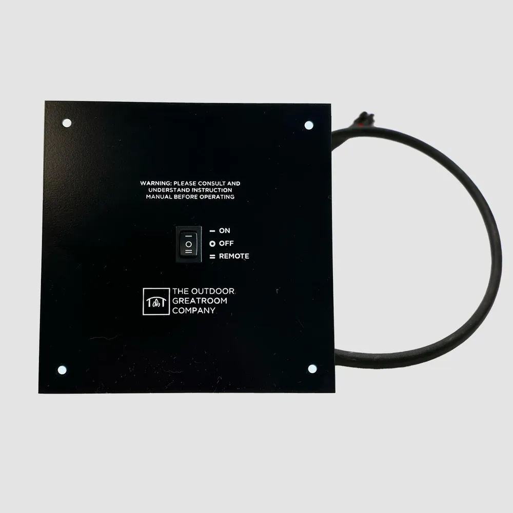 DSI System Control Panel w/ ON/OFF Switch - 6.38" x 6.38"