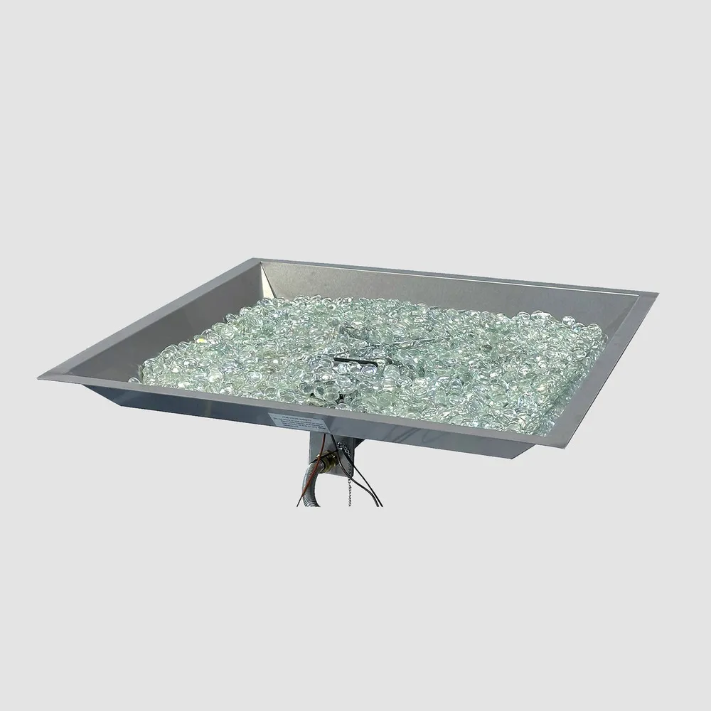 Crystal Fire Plus Square Gas Burner