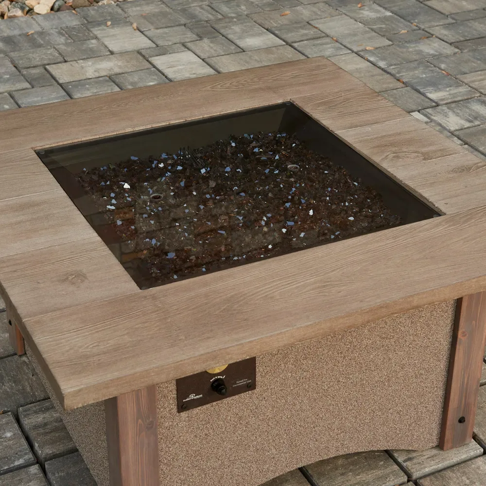 Square Glass Burner Cover