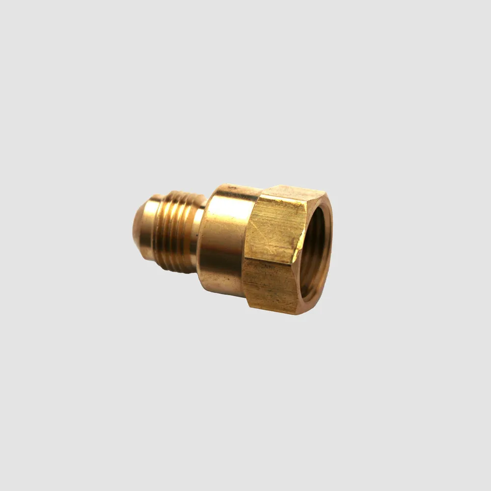 1/2" Female Flare x 3/8" Male Flare Adapter