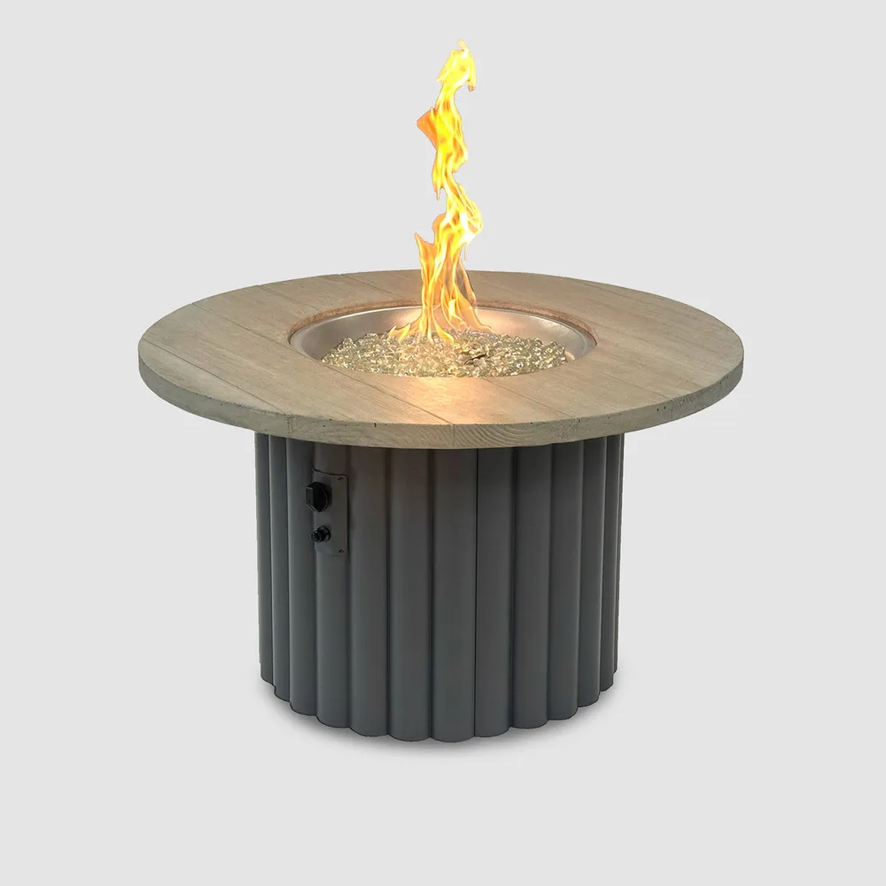 Reverie Round Gas Fire Pit Table 42"