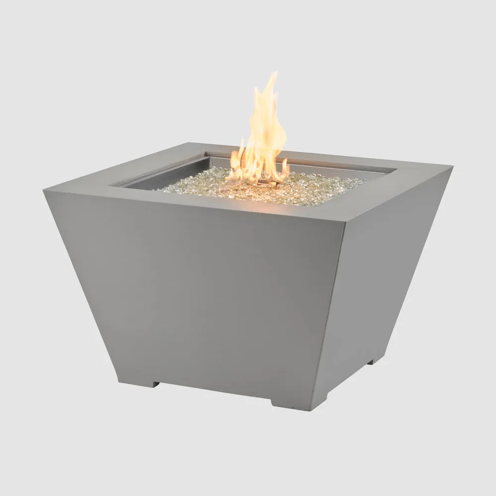 Cove Concrete Trapezoid Gas Fire Pit