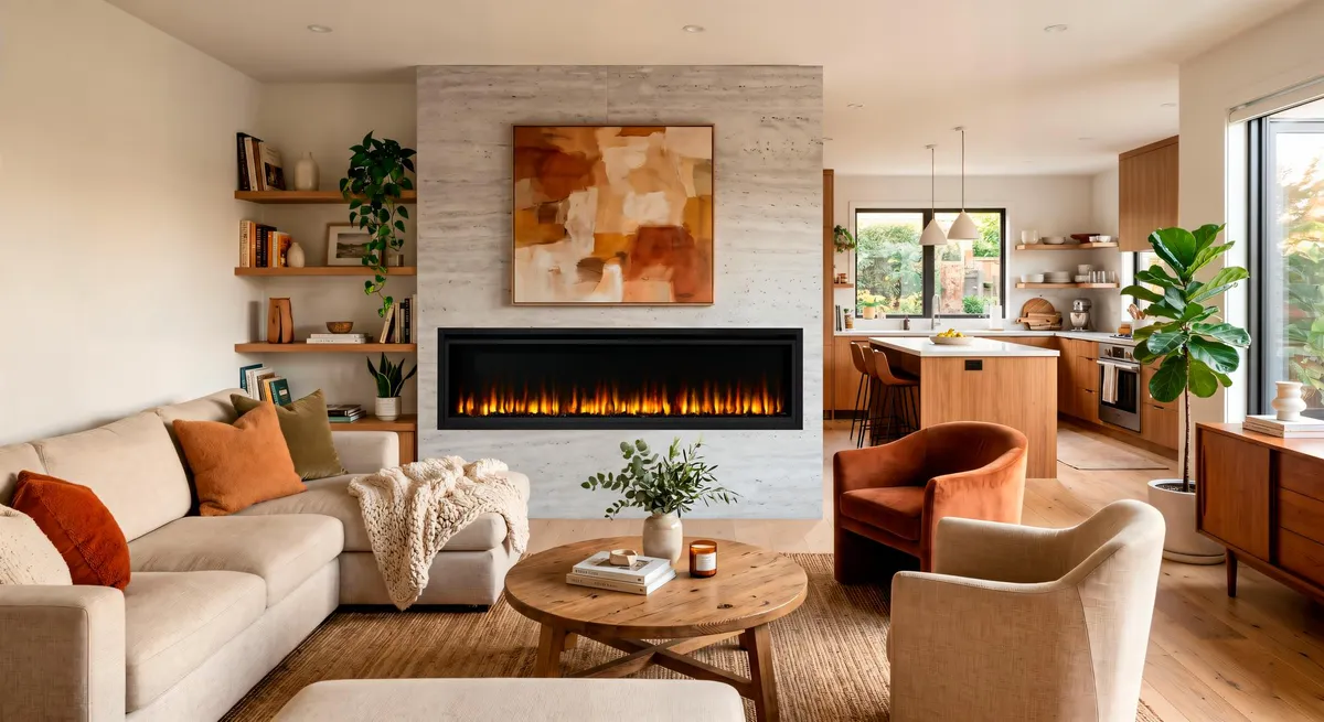 2026 Allusion Platinum 72 inch electric fireplace