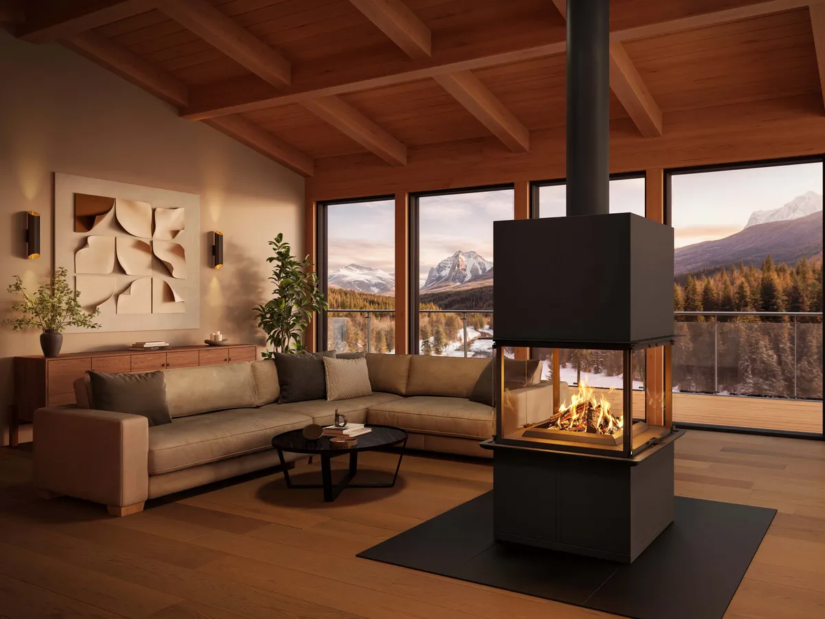 ORLEANS - WOOD FIREPLACE