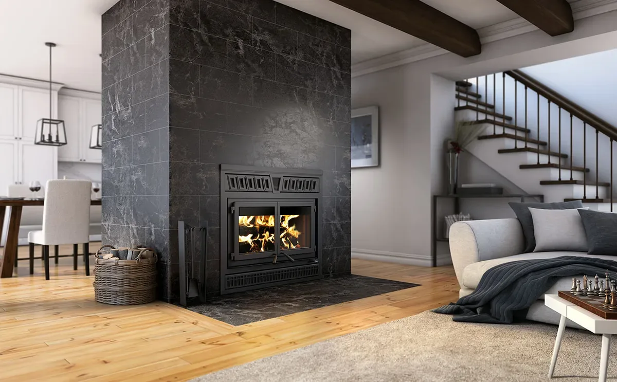 WATERLOO - WOOD FIREPLACE