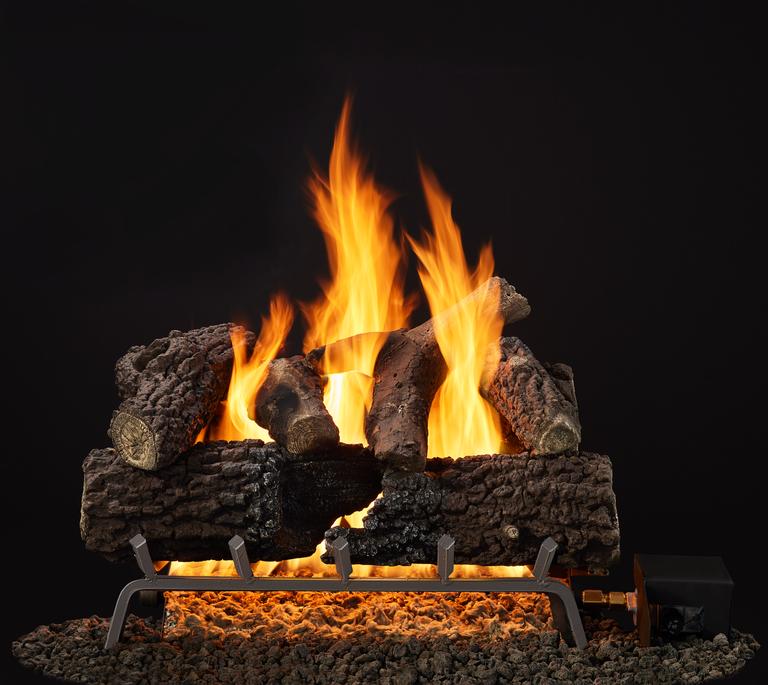 Outdoor Smoldering Timberland Oak Gas Log Set