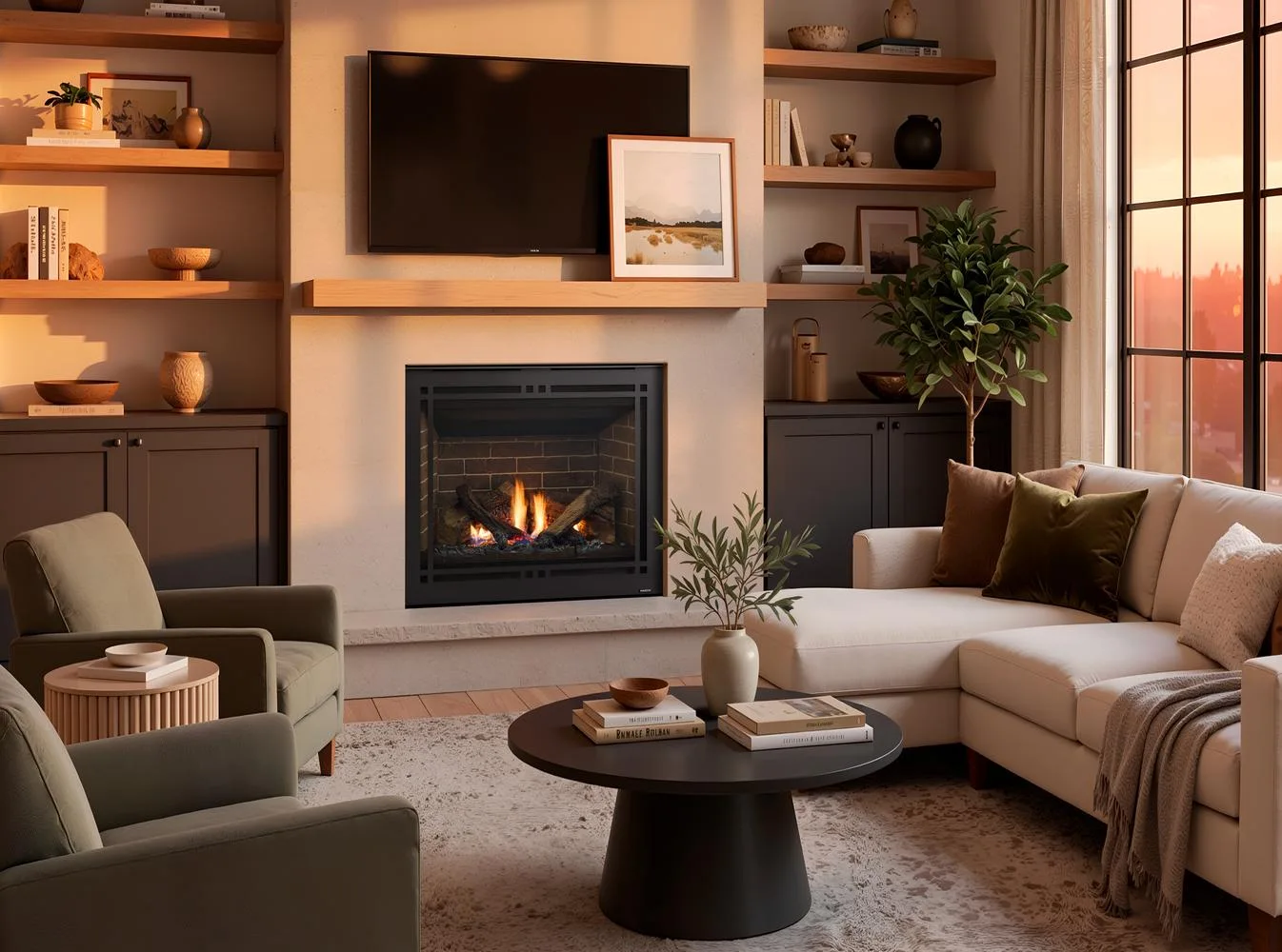 Quartz Series Direct Vent Fireplace