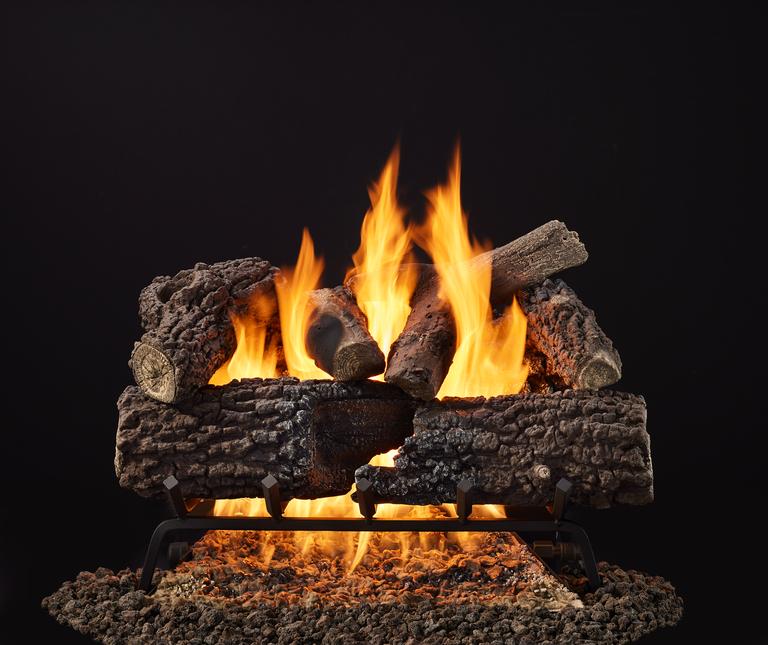 H Tube Timber Oak 1 Gas Logs