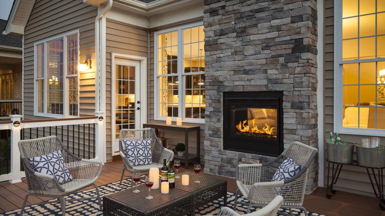 Twilight Modern Fireplace