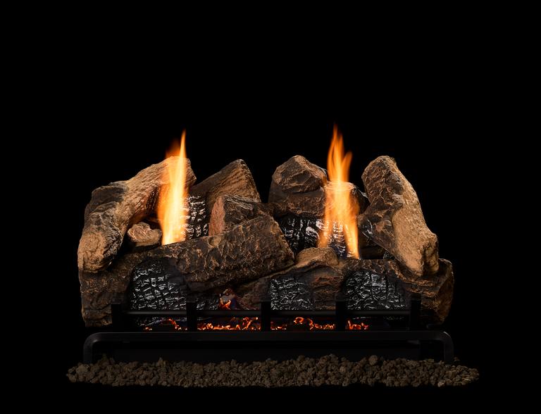 Berkley Oak Ceramic Fiber Vent Free Gas Log Set