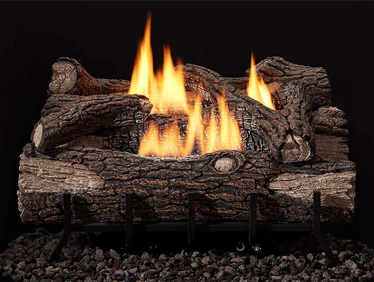 Mountain Oak Vent Free Gas Log Set